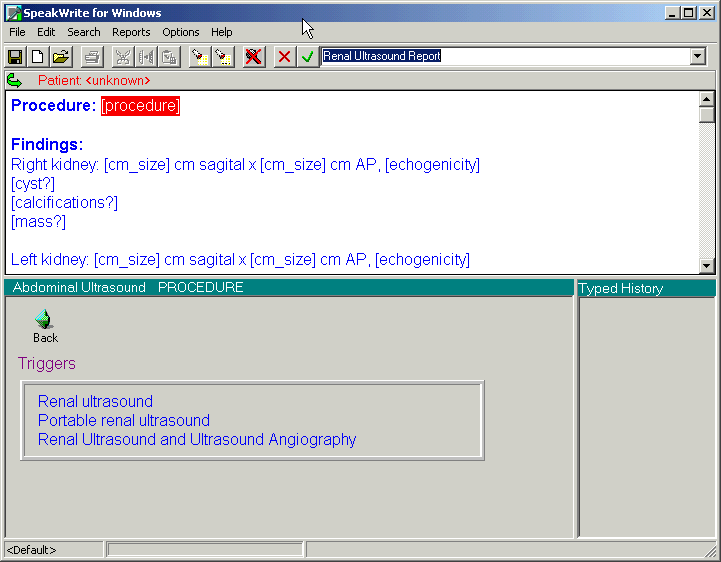 SpeakWrite Screen Shot